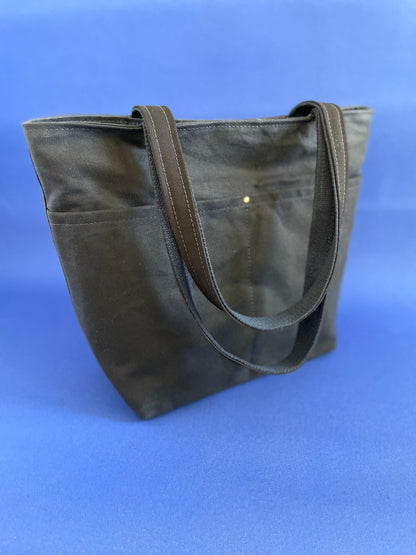 Everyday Tote, Waxed Canvas Edition