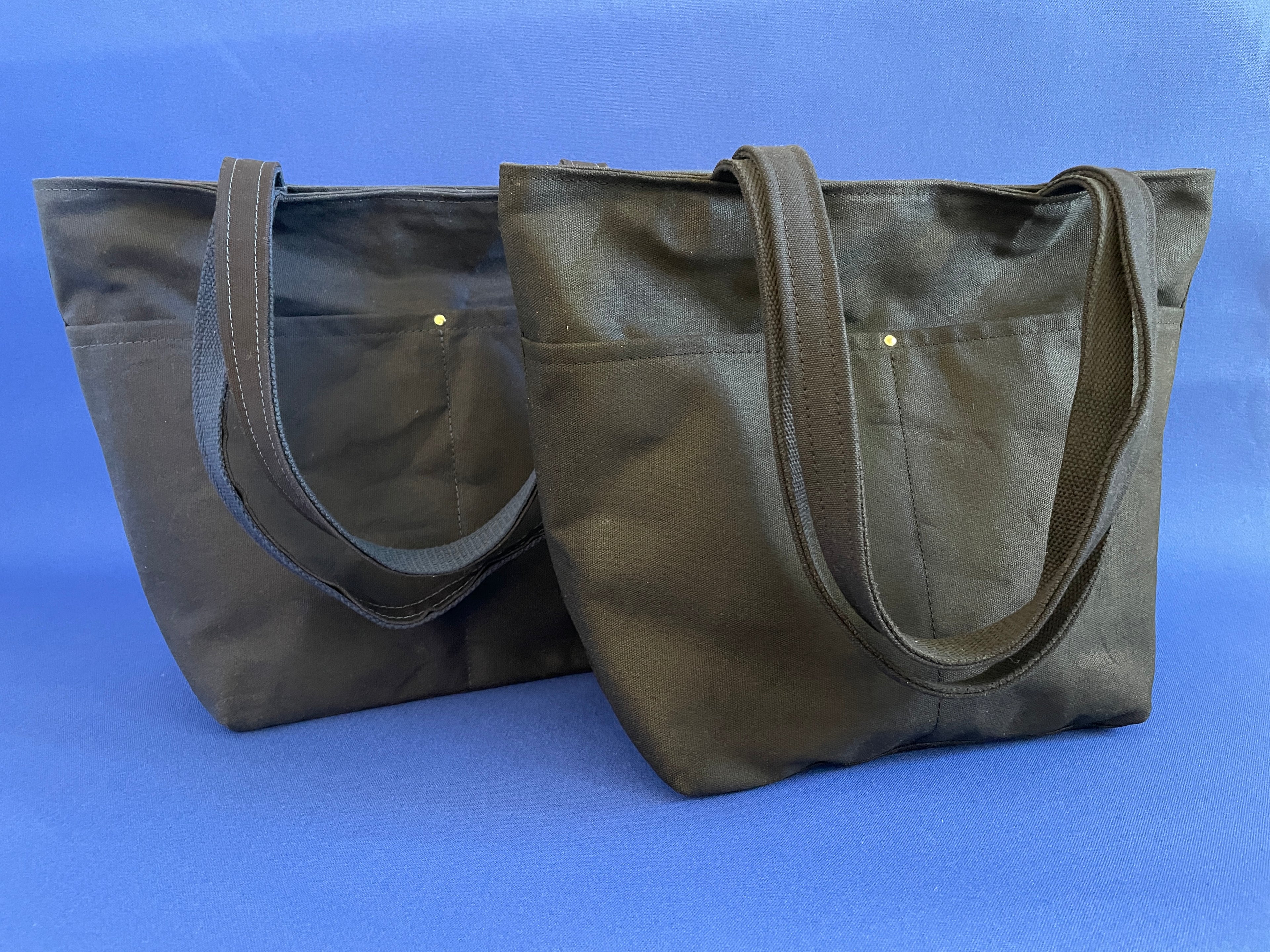 Everyday Tote, Waxed Canvas Edition