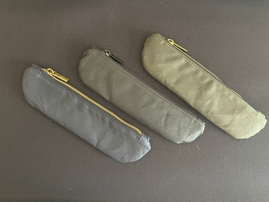 The Pen Pouch featuring Halley Stevensons Waxed Canvas